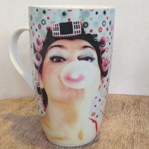 American Atelier Retro Collection mug, bubblegum, Out of My Mind design